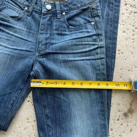 Paige Rising Glen Straight Leg Jeans Women’s Size 25 Blue Wash - Picture 6 of 13